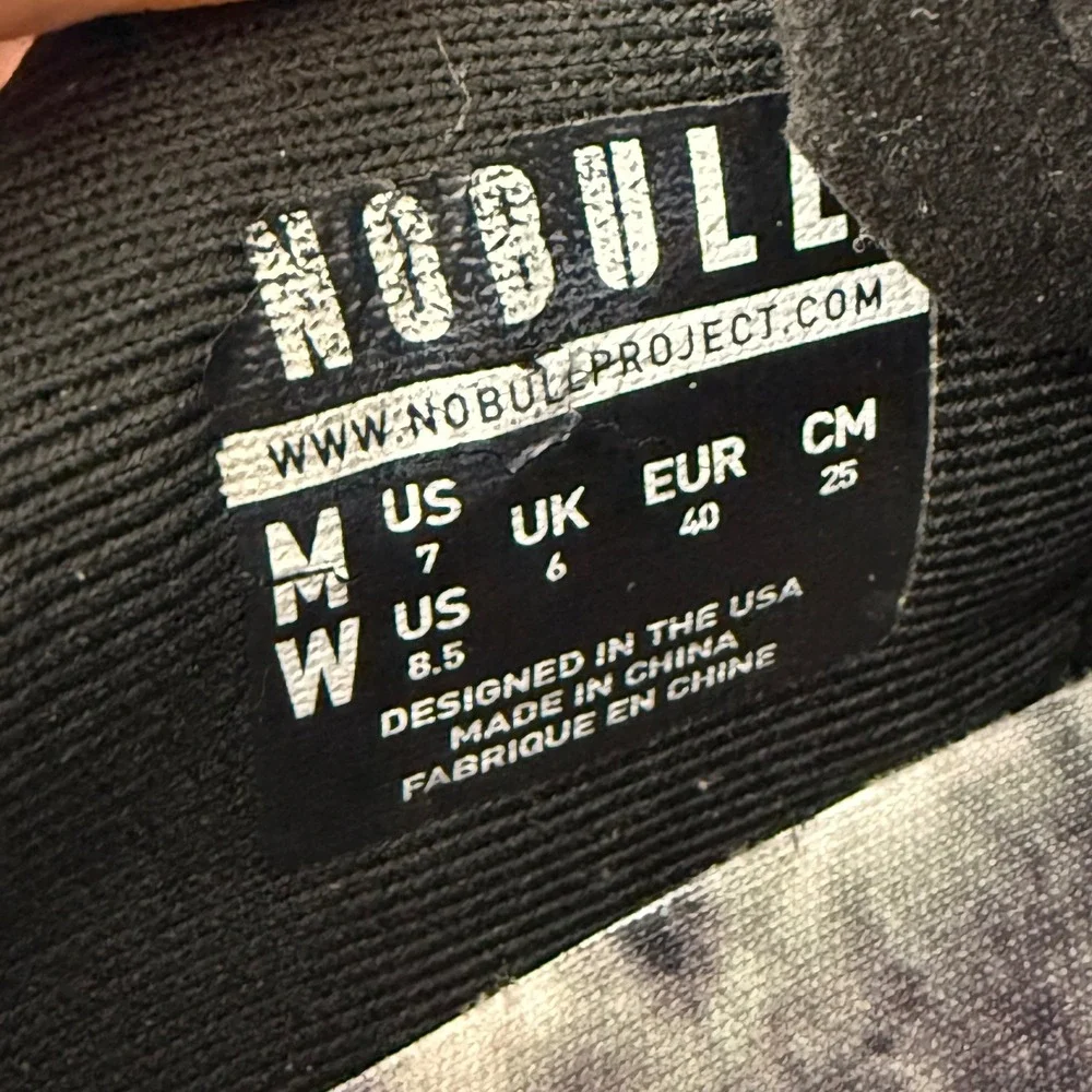 NOBULL Outwork Trainer Womens size 8.5 Black Grey Camo Cross Training Gym Shoes - Picture 7 of 10